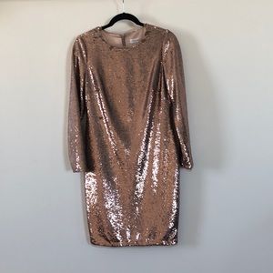 Calvin Klein sequin dress size US 8